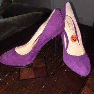NEW Cole Haan Purple Suede Pump Heels size 5.5